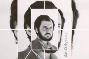 Black and white cover of Kubrick book with photograph of the director
