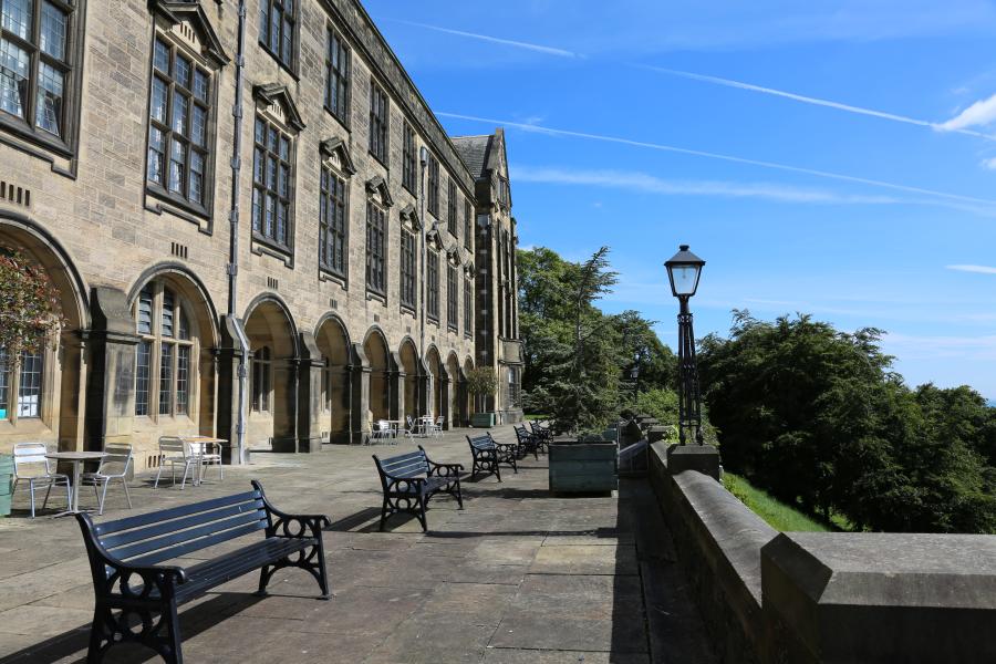 The Terrace at the Main Arts Building